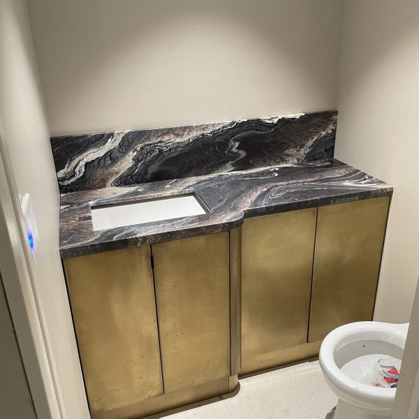 Brass Toilet Vanity