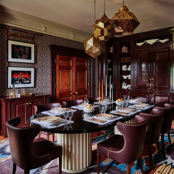 Library and Dining Room